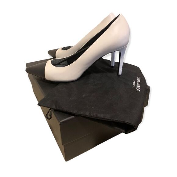 YSL Porcellana/Nero Pumps |Size: EU39.5| - Picture 9 of 12